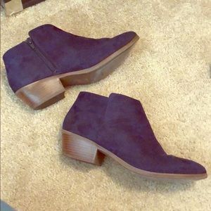 J. Adams Blue Ankle Booties